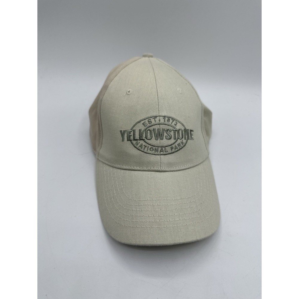 Yellowstone National Park Hat Cap Bear Patch Strap Back Cotton Dad Casual Travel